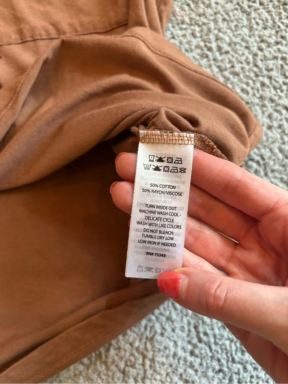 Cute Joie One Pocket Tank Top (Dusty Rose) - Picture 7 of 8